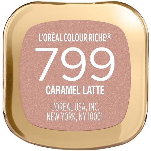 L'Oreal Paris Colour Riche Original Creamy Lipstick - Caramel Latte - Hydrating Satin Lip Color with Argan Oil & Vitamin E - görsel 12