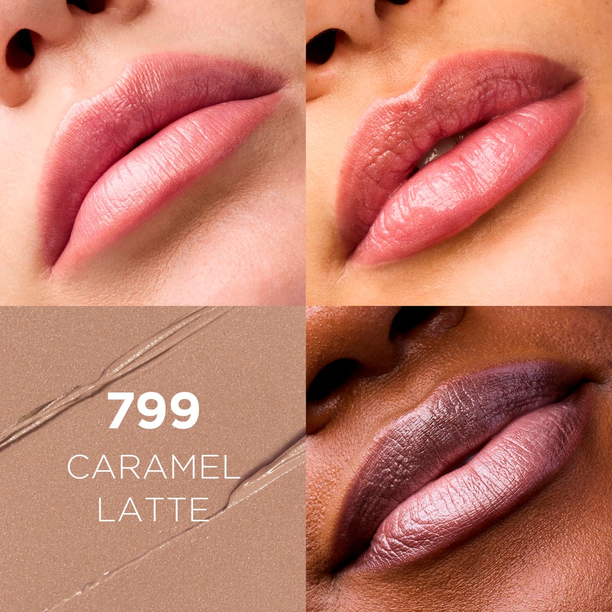 L'Oreal Paris Colour Riche Original Creamy Lipstick - Caramel Latte - Hydrating Satin Lip Color with Argan Oil & Vitamin E - görsel 3