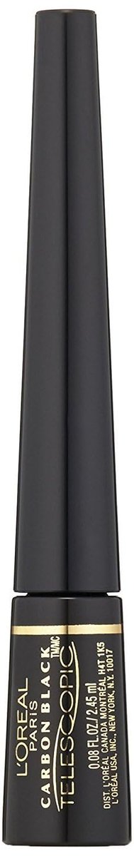 L'Oreal Paris Telescopic Precision Liquid Eyeliner - Carbon Black, 0.08 Fl Oz Avelisse