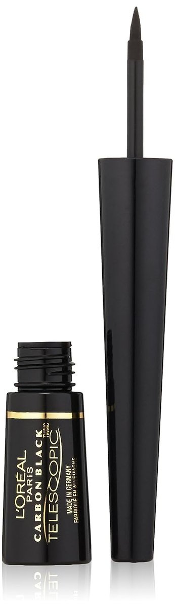 L'Oreal Paris Telescopic Precision Liquid Eyeliner - Carbon Black, 0.08 Fl Oz Avelisse