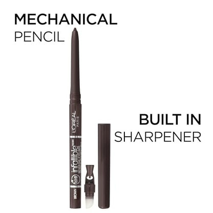 L'Oreal Paris Infallible Never Fail Original Mechanical Pencil Eyeliner - Carbon Black - Waterproof & Smudge-Proof