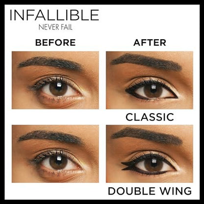 L'Oreal Paris Infallible Never Fail Original Mechanical Pencil Eyeliner - Carbon Black - Waterproof & Smudge-Proof