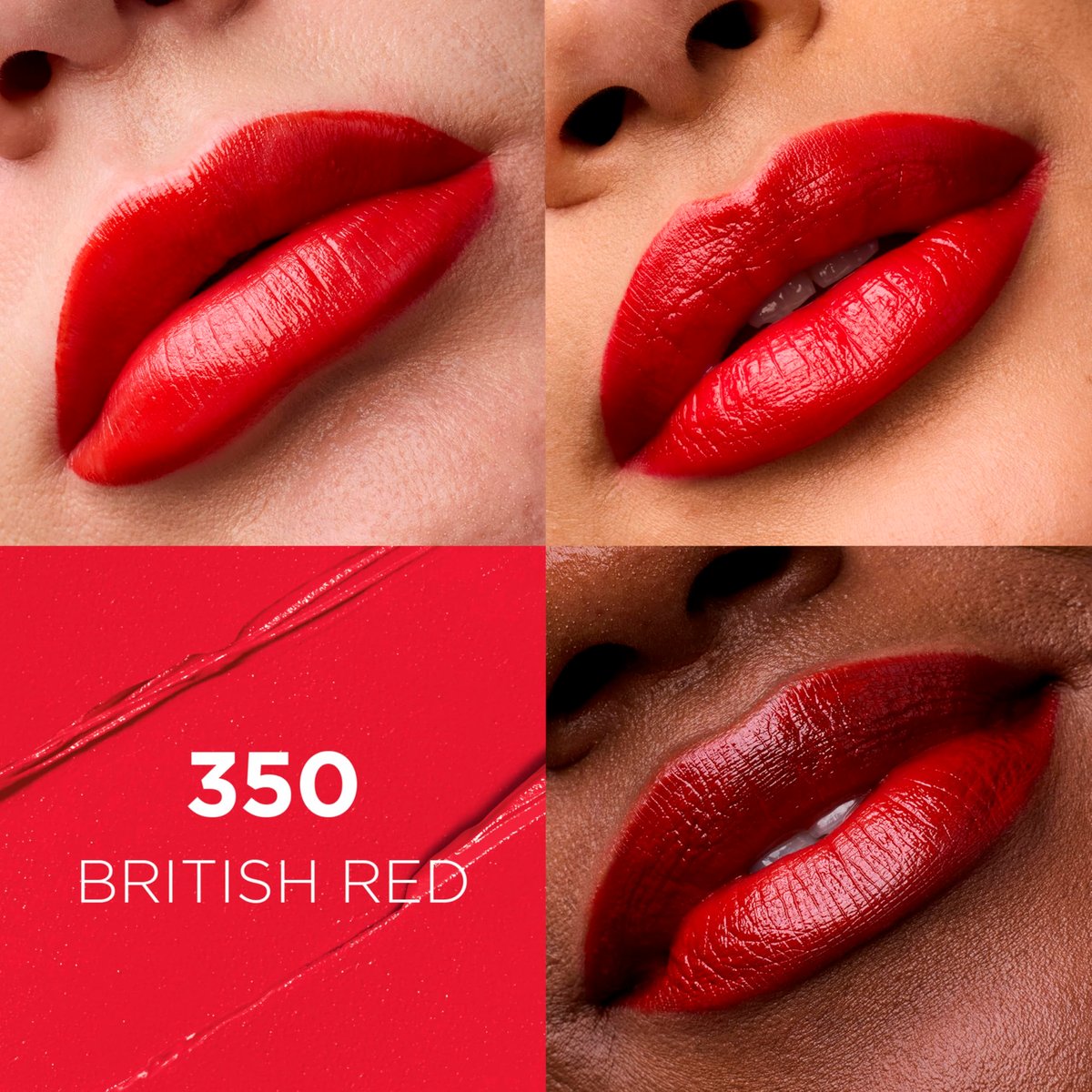 L'Oreal Paris Colour Riche Original Creamy Hydrating Satin Lipstick - British Red (0.13 oz) - görsel 3