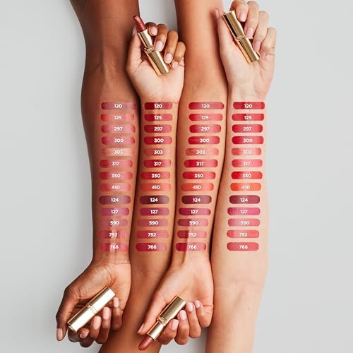 L'Oreal Paris Colour Riche Original Creamy Hydrating Satin Lipstick - British Red (0.13 oz) - görsel 6