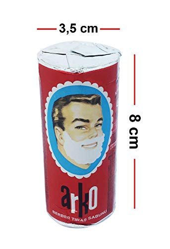 Arko Shaving Soap Stick 12-Pack - Classic Shaving Soap, 31.5 oz Total Avelisse