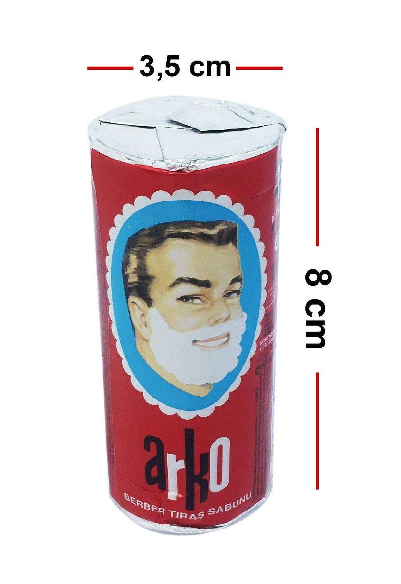 Arko Shaving Soap Stick 12-Pack - Classic Shaving Soap, 31.5 oz Total Avelisse