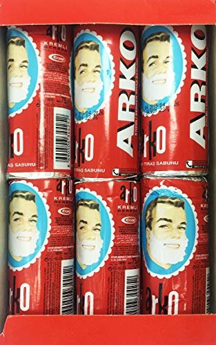 Arko Shaving Soap Stick 12-Pack - Classic Shaving Soap, 31.5 oz Total Avelisse