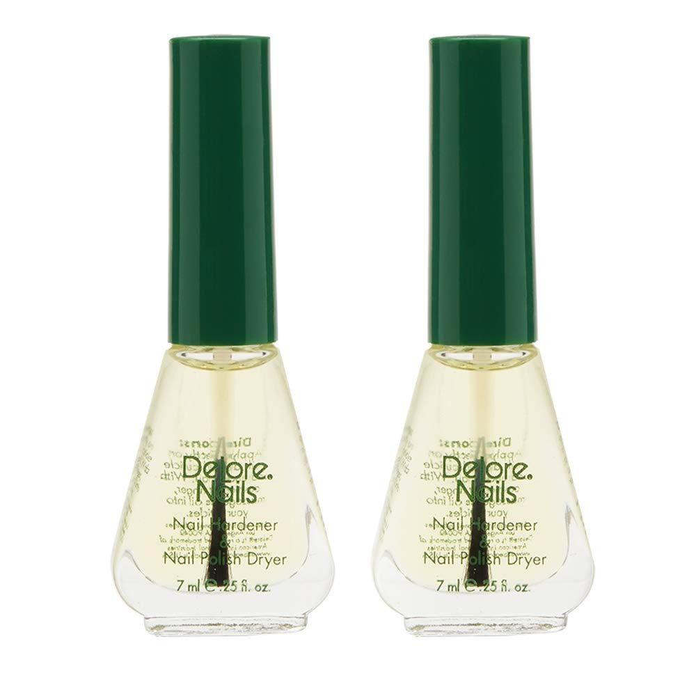 Organic Nail Hardener & Polish Dryer - 0.25 oz (Pack of 2) by Delore for Nails - görsel 1
