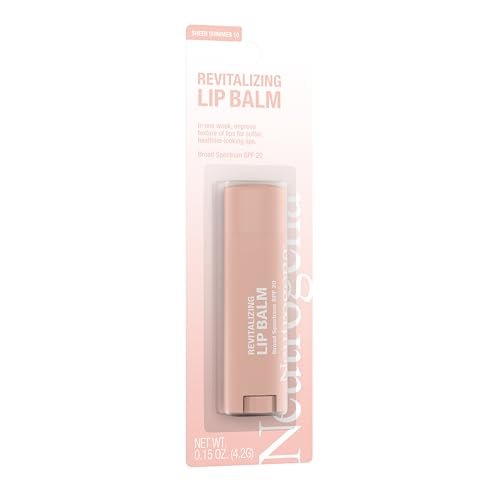 Neutrogena Revitalizing Tinted Lip Balm Broad Spectrum SPF 20 Sunscreen, Sheer Shimmer 10, 0.15 oz Avelisse