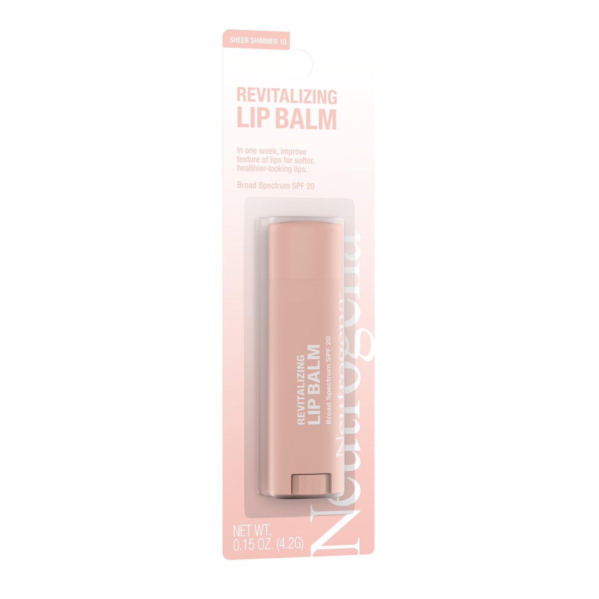 Neutrogena Revitalizing Tinted Lip Balm Broad Spectrum SPF 20 Sunscreen, Sheer Shimmer 10, 0.15 oz Avelisse