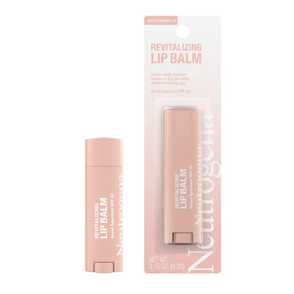 Neutrogena Revitalizing Tinted Lip Balm Broad Spectrum SPF 20 Sunscreen, Sheer Shimmer 10, 0.15 oz Avelisse