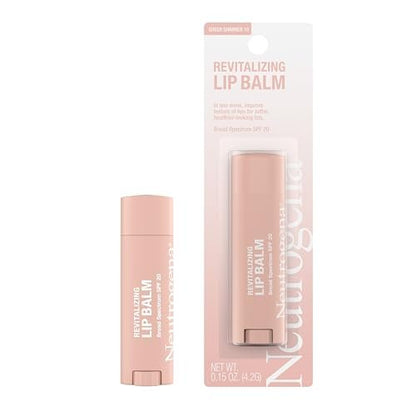 Neutrogena Revitalizing Tinted Lip Balm Broad Spectrum SPF 20 Sunscreen, Sheer Shimmer 10, 0.15 oz Avelisse