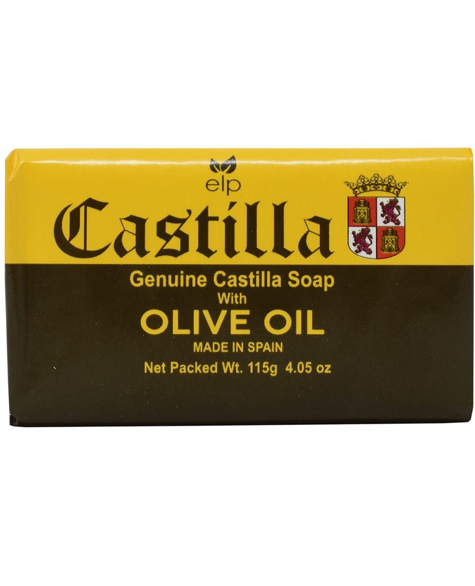 Castile Beauty Soap with Olive Oil - 3.9 oz Pure & Natural Facial Cleanser - görsel 1