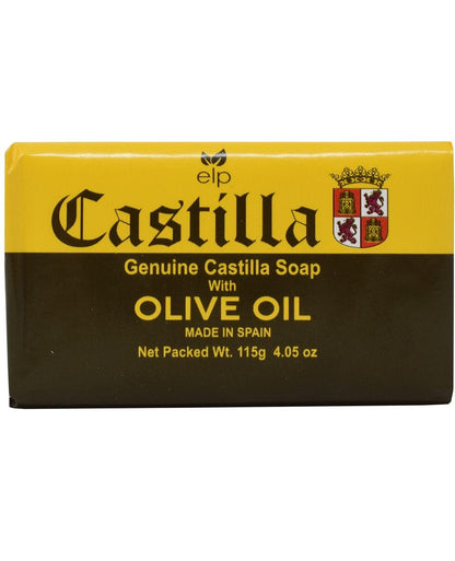 Castile Beauty Soap with Olive Oil - 3.9 oz Pure & Natural Facial Cleanser