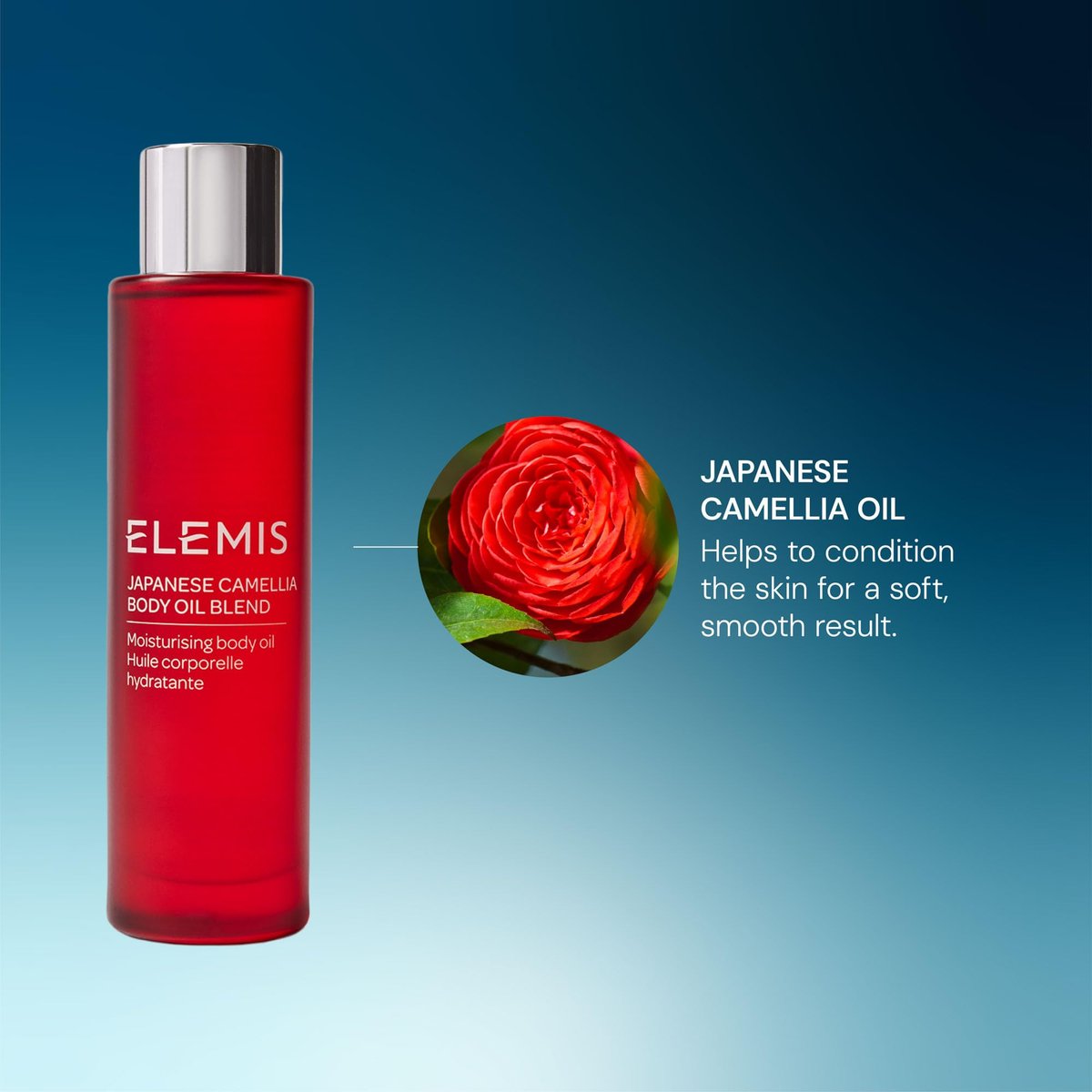 ELEMIS Japanese Camellia Body Oil Blend - Luxuriously Lightweight Body Oil for Nourishing, Conditioning, and Softening Stretch Marks & Postpartum Skin, 100 mL Avelisse