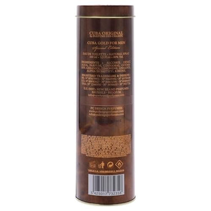 Cuba Gold Special Edition Eau De Toilette Spray for Men, 3.4 oz