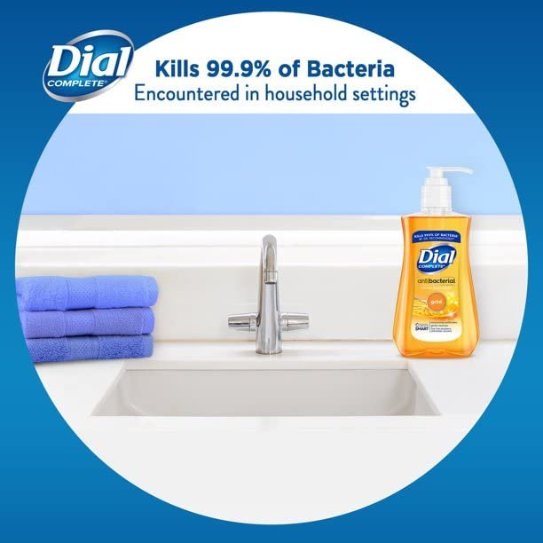 Dial Liquid Antimicrobial Hand Soap, 7.5 oz Pump Bottle – Orange Scent - görsel 4