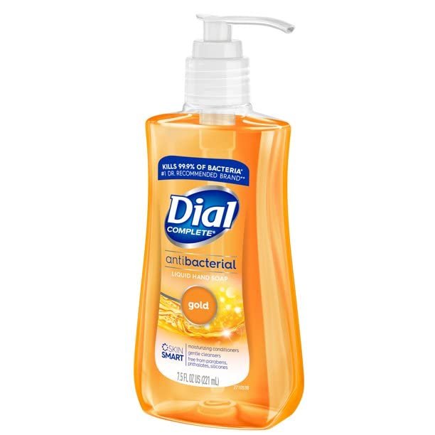 Dial Liquid Antimicrobial Hand Soap, 7.5 oz Pump Bottle – Orange Scent - görsel 6