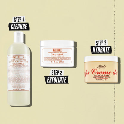 Kiehl's Creme de Corps Whipped Body Butter – 24-Hour Hydrating Body Lotion with Soy Milk & Honey, 8 oz Avelisse
