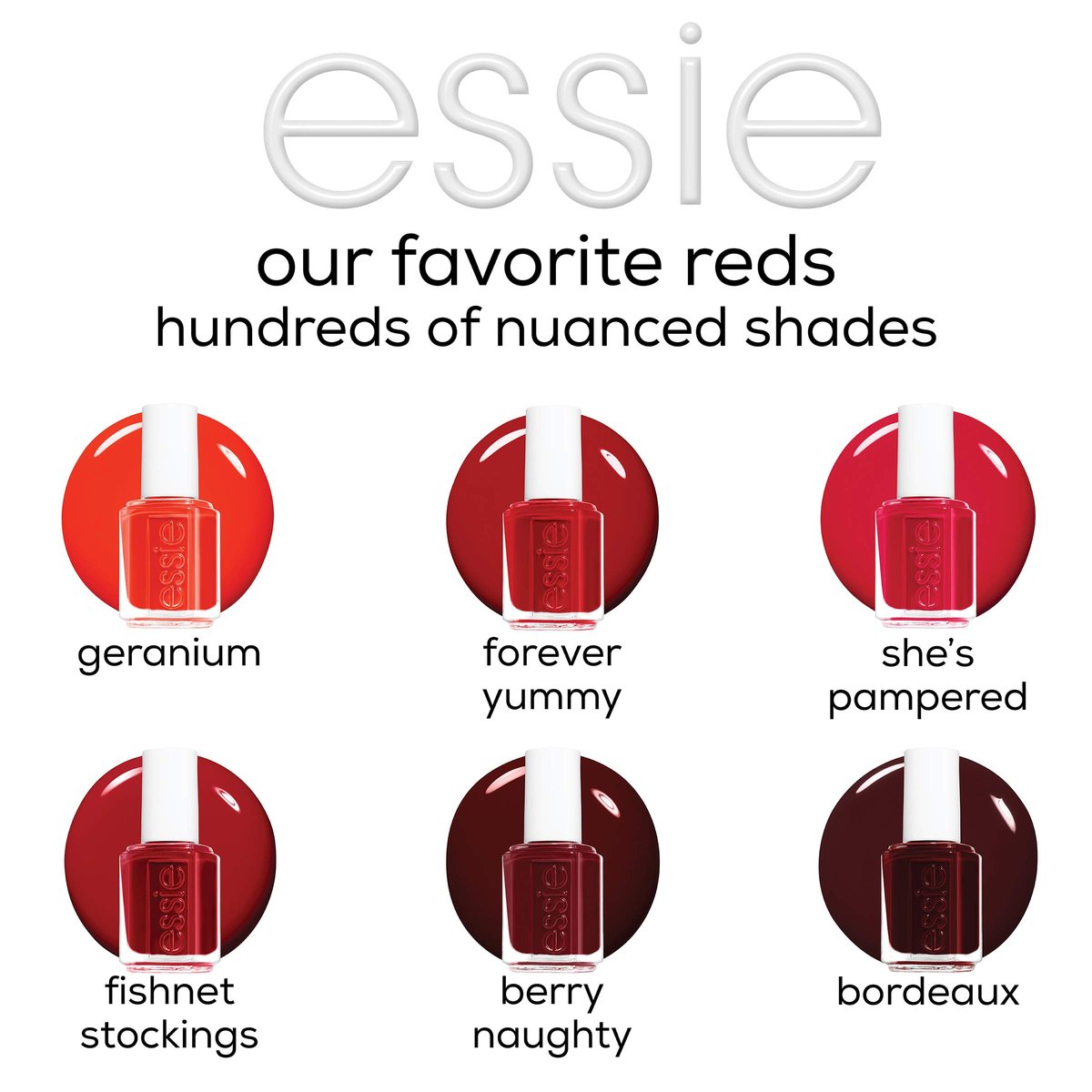 essie Nail Polish Geranium - Glossy Shine Finish, 0.46 fl oz - görsel 9