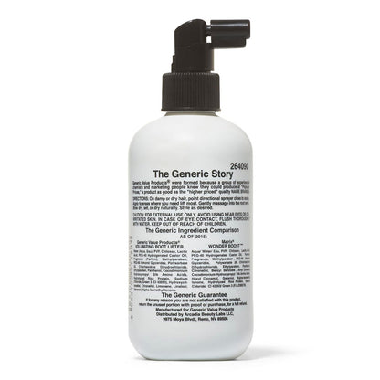 Generic Value Products Volumizing Root Lifter – Weightless, Humidity-Resistant Hair Spray for All Hair Types, 8.5 oz
