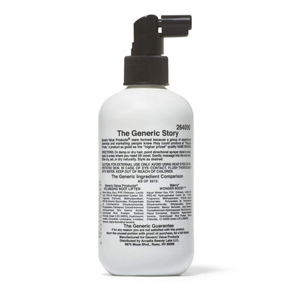 Generic Value Products Volumizing Root Lifter – Weightless, Humidity-Resistant Hair Spray for All Hair Types, 8.5 oz