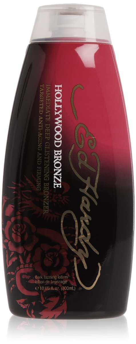 Ed Hardy Hollywood Bronze Bronzer Tanning Lotion, 10 oz Avelisse