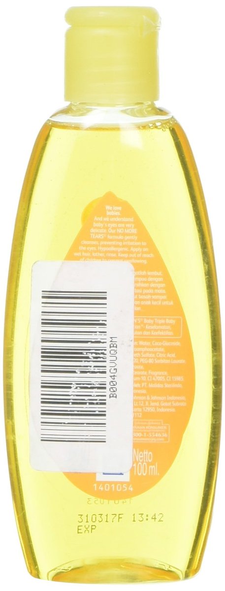 Johnson's Baby Shampoo, 3.4 Fl Oz - Gentle Tear-Free Formula for Baby's Hair and Scalp - görsel 3