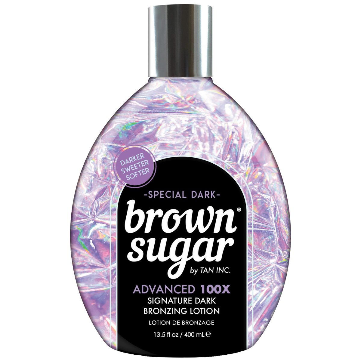 Brown Sugar Special Dark Tanning Lotion - Advanced 100X Double Dark Bronzing Blend with Sugar Cane Extract, Minerals, Acai Berry & Body Butters, 13.5 Fl Oz - görsel 1