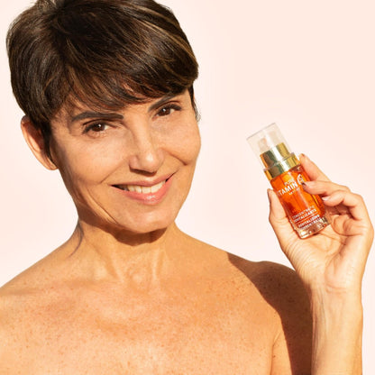 Noche Y Dia Vitamin C Serum for Mature Skin - Anti Aging Formula Hydrates, Moisturizes, Firms - Targets Sun Spots, Fine Lines, Wrinkles - Made in Spain - 1 fl oz Avelisse