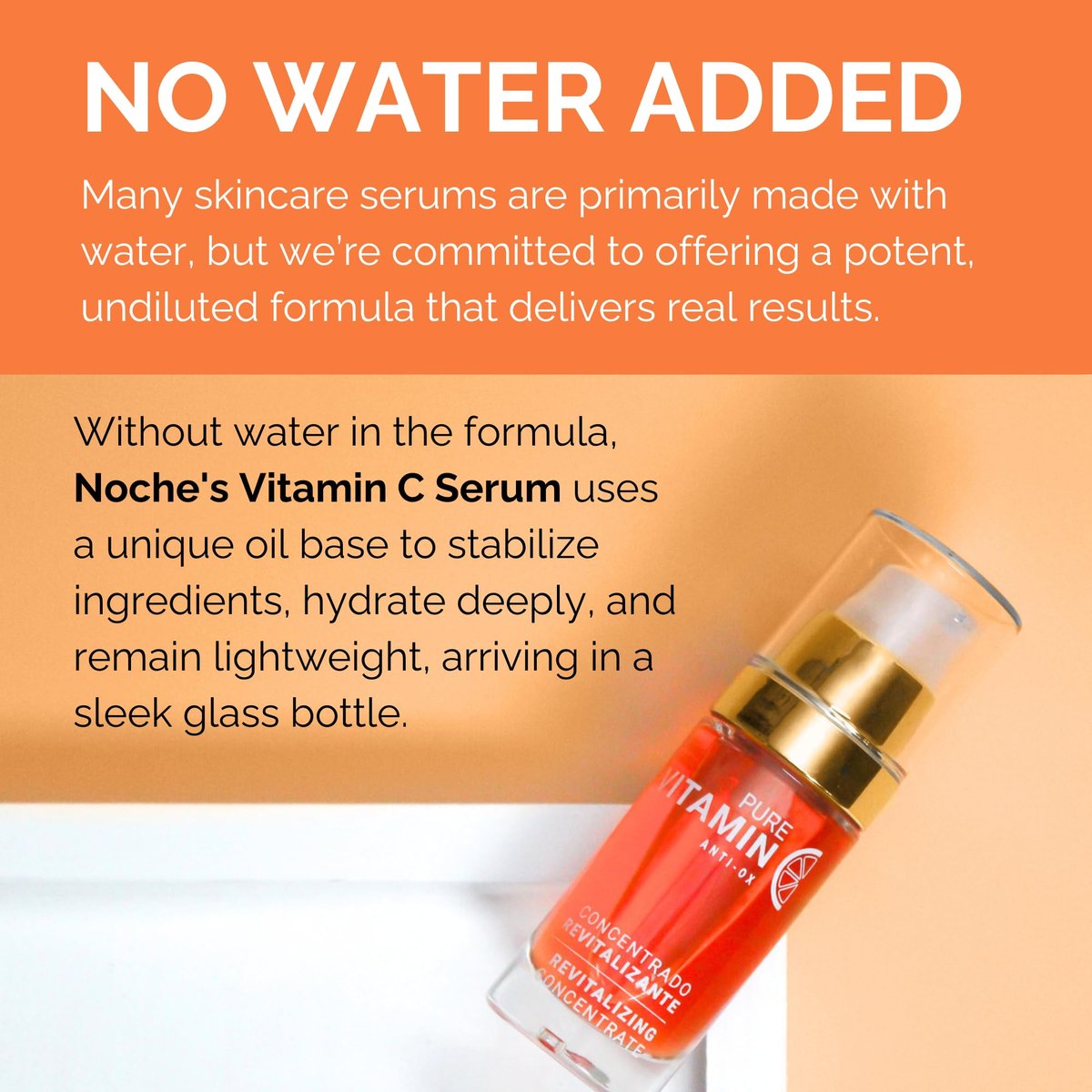 Noche Y Dia Vitamin C Serum for Mature Skin - Anti Aging Formula Hydrates, Moisturizes, Firms - Targets Sun Spots, Fine Lines, Wrinkles - Made in Spain - 1 fl oz Avelisse