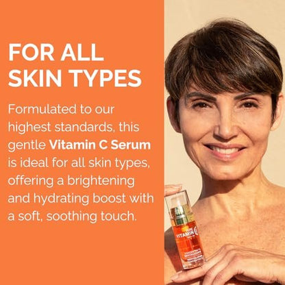 Noche Y Dia Vitamin C Serum for Mature Skin - Anti Aging Formula Hydrates, Moisturizes, Firms - Targets Sun Spots, Fine Lines, Wrinkles - Made in Spain - 1 fl oz Avelisse