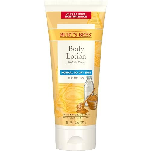 Burt’s Bees Body Lotion for Normal to Dry Skin, Milk & Honey, 6 oz - görsel 2