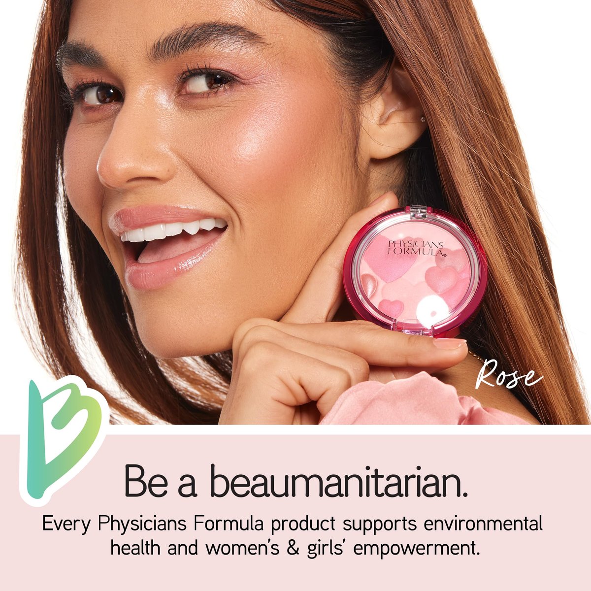 Physicians Formula Happy Booster Glow & Mood Boosting Blush - Rose - Silky Smooth Hypoallergenic Blush - görsel 12
