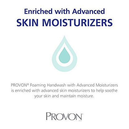 GOJO PROVON Foaming Handwash with Advanced Moisturizers, Cranberry Fragrance, 1200 mL Foam Hand Soap Refill for TFX Touch-Free Dispenser (Pack of 2) Avelisse