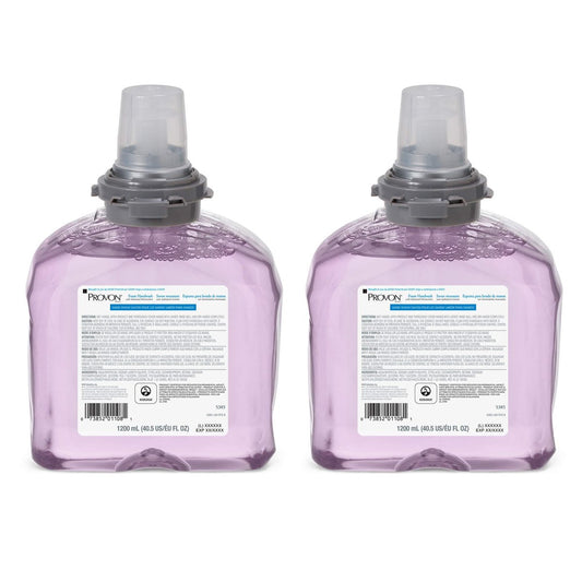 GOJO PROVON Foaming Handwash with Advanced Moisturizers, Cranberry Fragrance, 1200 mL Foam Hand Soap Refill for TFX Touch-Free Dispenser (Pack of 2) Avelisse
