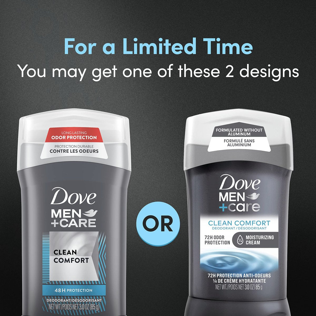 Dove Men+Care Aluminum-Free Deodorant Stick, Clean Comfort, 48-Hour Protection, with Vitamin E & Triple Action Moisturizer, 3 oz - görsel 3