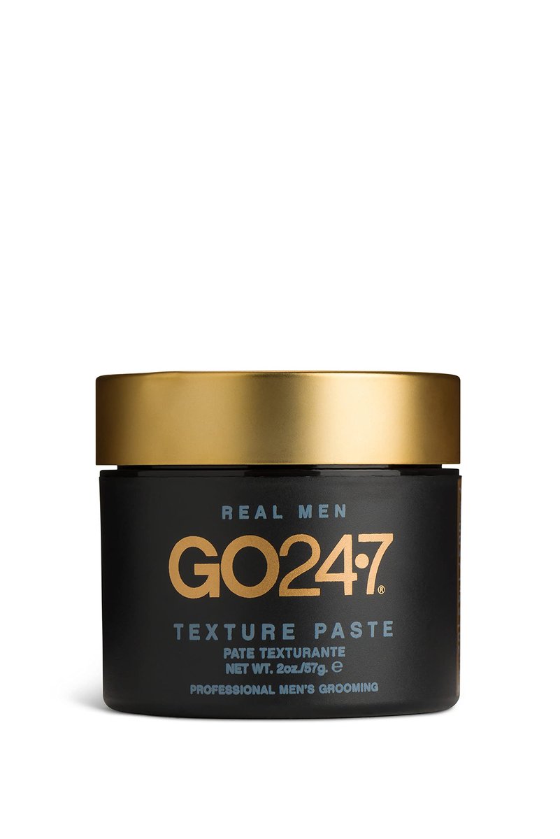 GO247 Texture Paste - Strong Hold, Matte Finish Styling Paste for Men - Adds Volume, Texture & Definition - Long-Lasting Control Without Shine - Ideal for All Hair Types, 2 Oz Avelisse