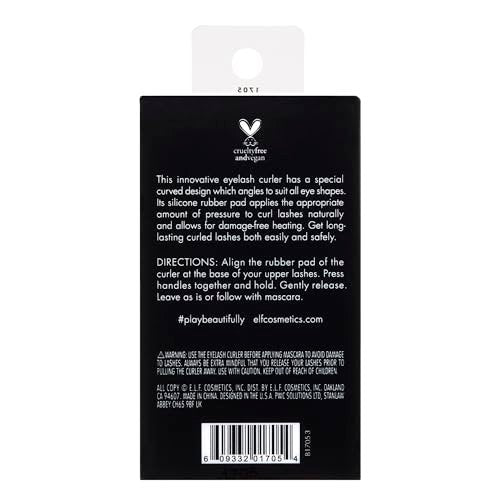 e.l.f. Eyelash Curler - Stainless Steel, Long-Lasting Curled Lashes for All Eye Shapes, Vegan & Cruelty-Free - görsel 8