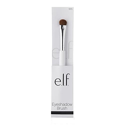 e.l.f. Small Eyeshadow Brush – Precision Eye Contouring & Blending Brush with Curved Design, Vegan & Cruelty-Free