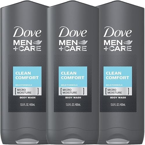 Dove Men+Care Clean Comfort Body & Face Wash – 13.5 oz (Pack of 3) - görsel 1