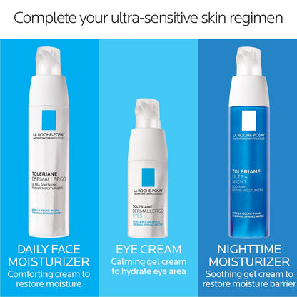 La Roche-Posay Toleriane Dermallergo Ultra Soothing Repair Face Moisturizer for Sensitive Skin, Gentle Moisturizing Face Cream for Dry Skin, 1.4 Fl Oz Avelisse