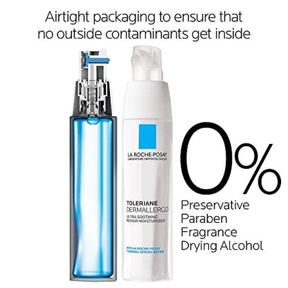 La Roche-Posay Toleriane Dermallergo Ultra Soothing Repair Face Moisturizer for Sensitive Skin, Gentle Moisturizing Face Cream for Dry Skin, 1.4 Fl Oz Avelisse