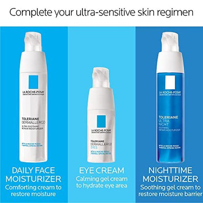 La Roche-Posay Toleriane Dermallergo Ultra Soothing Repair Face Moisturizer for Sensitive Skin, Gentle Moisturizing Face Cream for Dry Skin, 1.4 Fl Oz Avelisse
