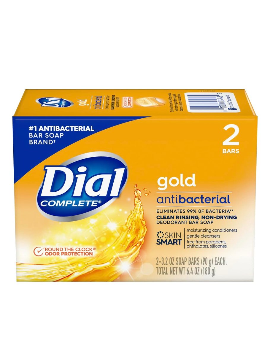 Dial Gold Antibacterial Deodorant Soap – 2 Pack, 3.2 oz Each (Total 6.4 oz) - görsel 2