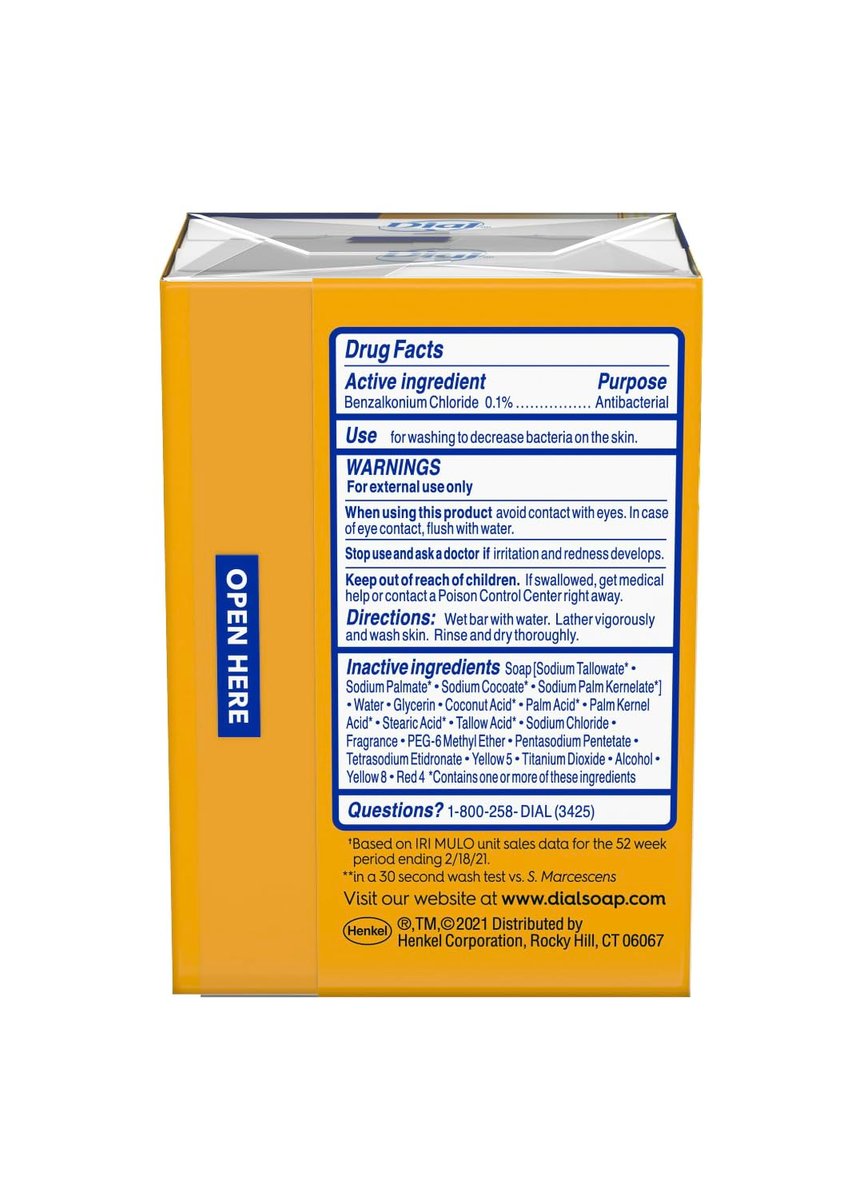 Dial Gold Antibacterial Deodorant Soap – 2 Pack, 3.2 oz Each (Total 6.4 oz) - görsel 4