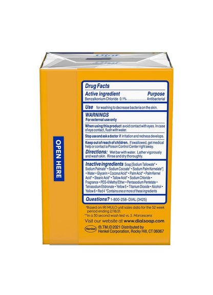 Dial Gold Antibacterial Deodorant Soap – 2 Pack, 3.2 oz Each (Total 6.4 oz)