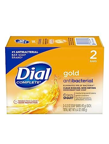 Dial Gold Antibacterial Deodorant Soap – 2 Pack, 3.2 oz Each (Total 6.4 oz) - görsel 1