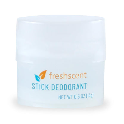 Freshscent Travel Size Stick Deodorant - 144 Pack, 0.5 oz, Alcohol Free, Light Fragrance, Bulk Packed for Donations Avelisse