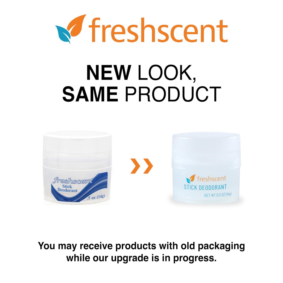 Freshscent Travel Size Stick Deodorant - 144 Pack, 0.5 oz, Alcohol Free, Light Fragrance, Bulk Packed for Donations Avelisse